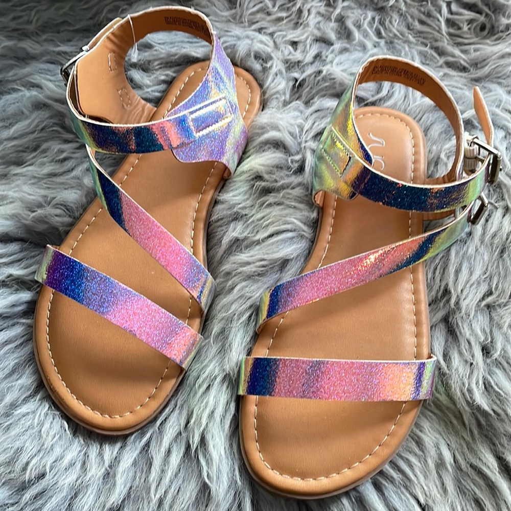 New Sugar Girls Gladiator Sandals. Size 3